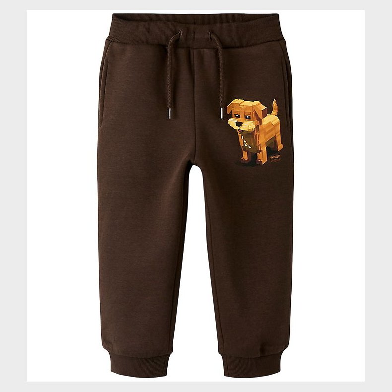 Name It Sweatpants - NmmSigurt - Seal Brown