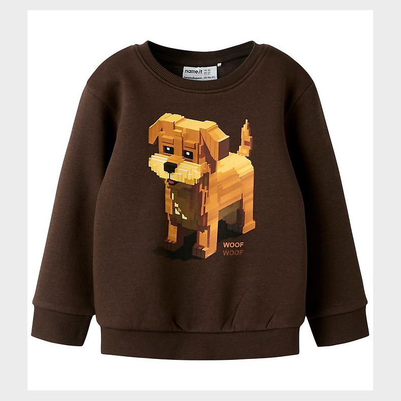 Name It Sweatshirt - NmmSigurt - Seal Brown