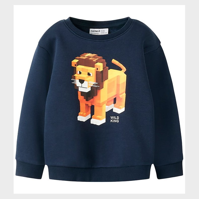 Name It Sweatshirt - NmmSigurt - Navy Blazer