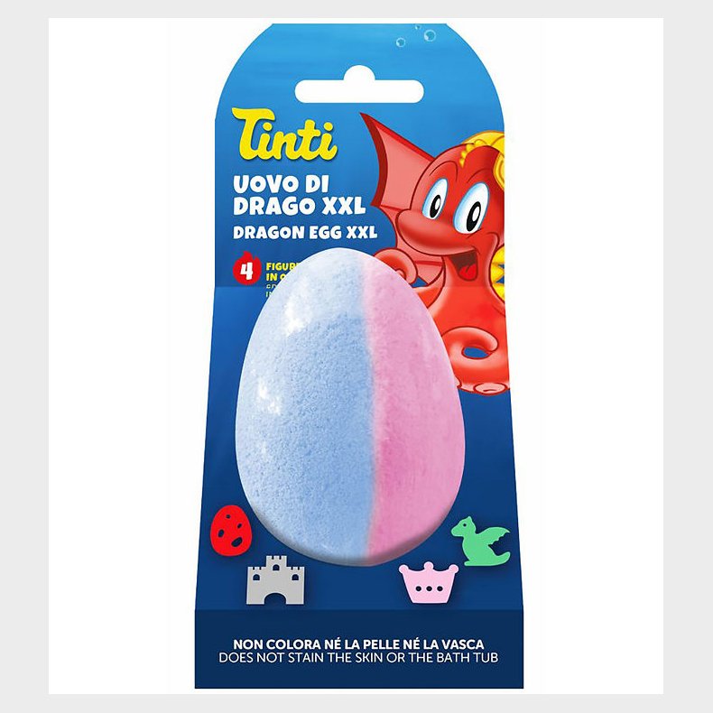 Tinti Bath Bombs - Extra Large Magic Egg - Dragons - Assorteret