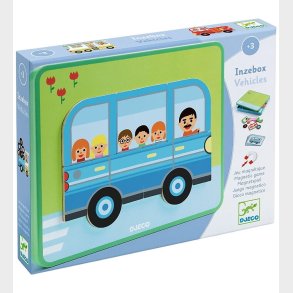 Djeco Magnetspil - Inzebox Vehicles