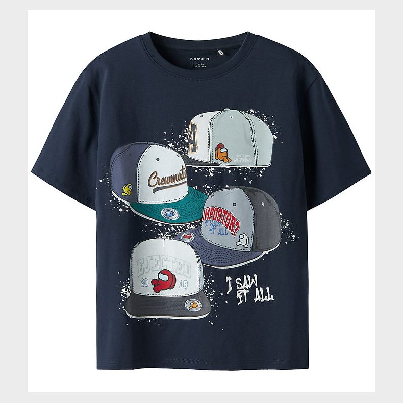 Name It T-shirt - NkmAlbi Among Us - Navy Blazer