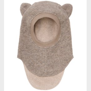 Huttelihut Elefanthue - Uld - 2-lags - Camel Melange