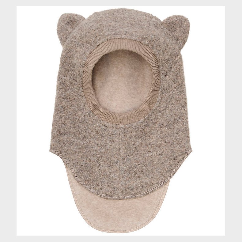 Huttelihut Elefanthue - Uld - 2-lags - Camel Melange