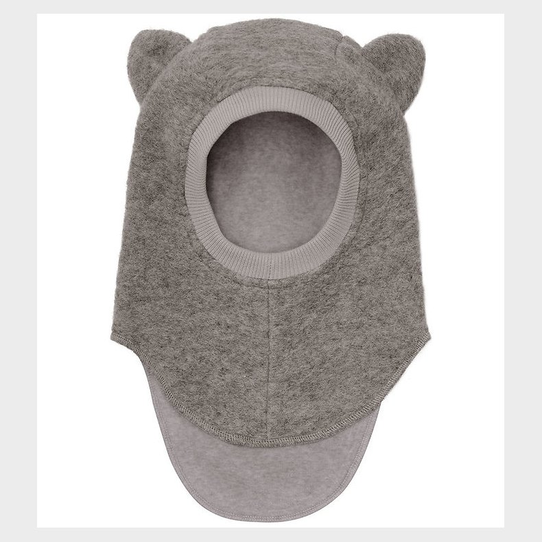 Huttelihut Elefanthue - Uld - 2-lags - Medium Grey Melange