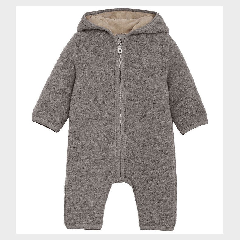 Huttelihut Kredragt - Uldfleece - Medium Grey Melange