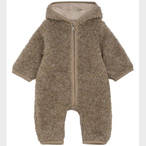 Huttelihut Kredragt - Uldfleece - Teddy - Camel Melange