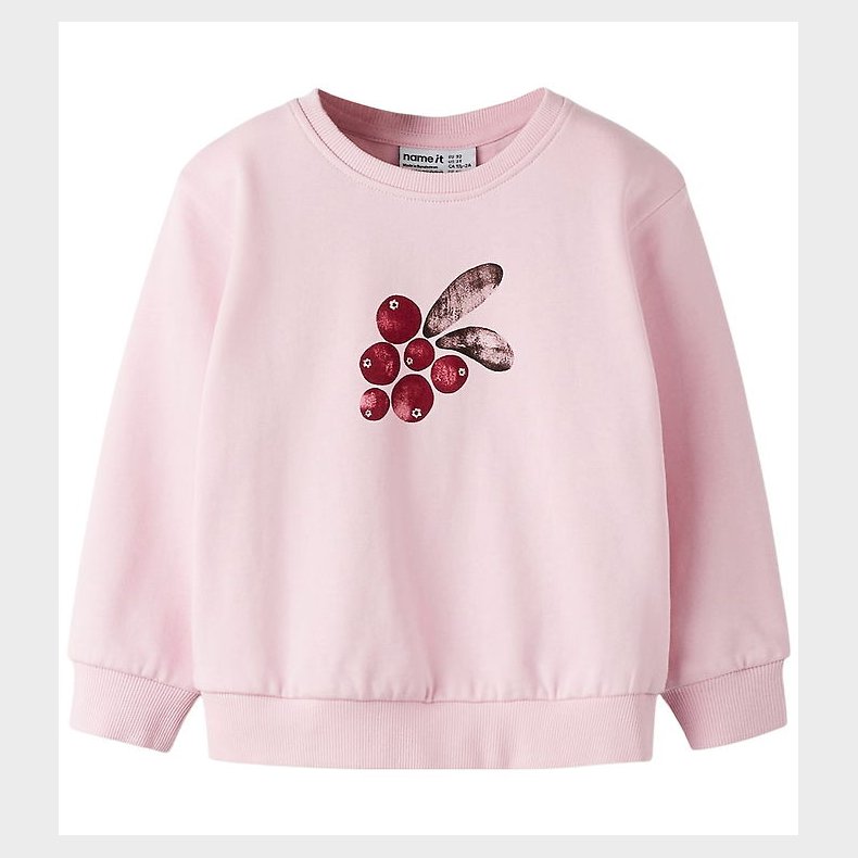 Name It Sweatshirt - NmfSissy - Parfait Pink/ Front Print