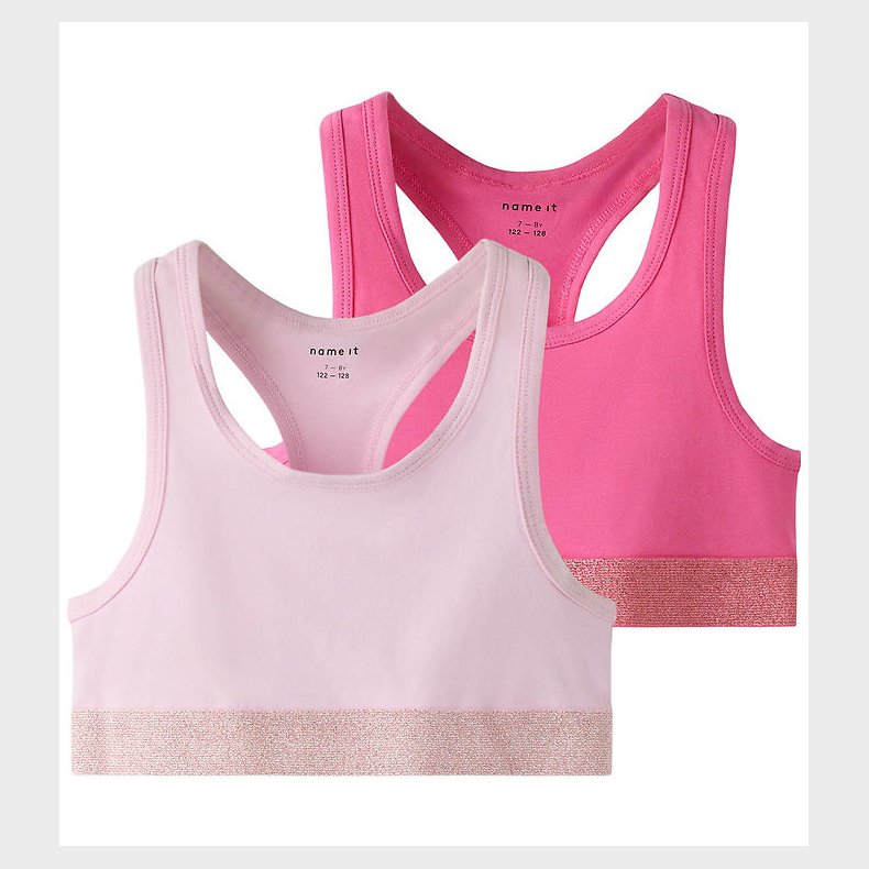 Name It Top - NkfShort - 2-pak - Strawberry Moon/ Pirouette