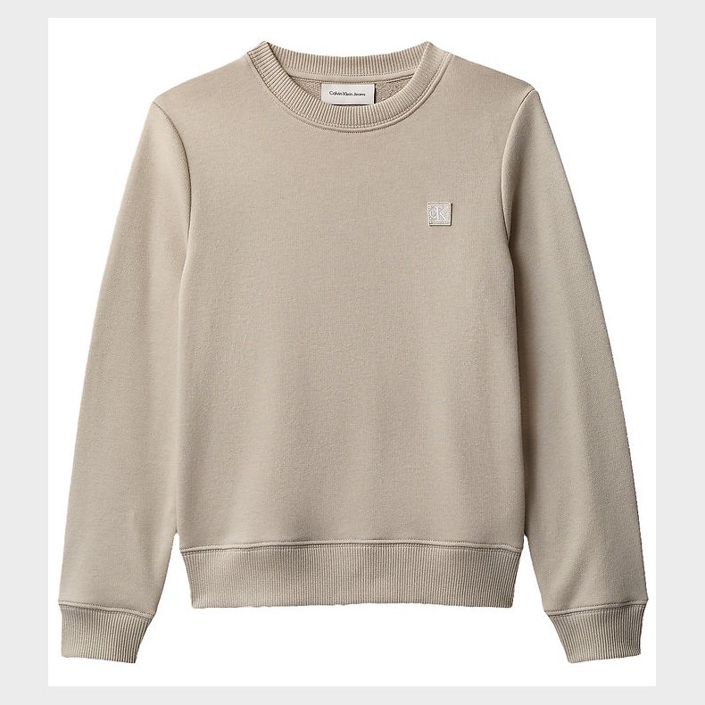 Calvin Klein Bluse - Monogram - Ancient Marble Grey