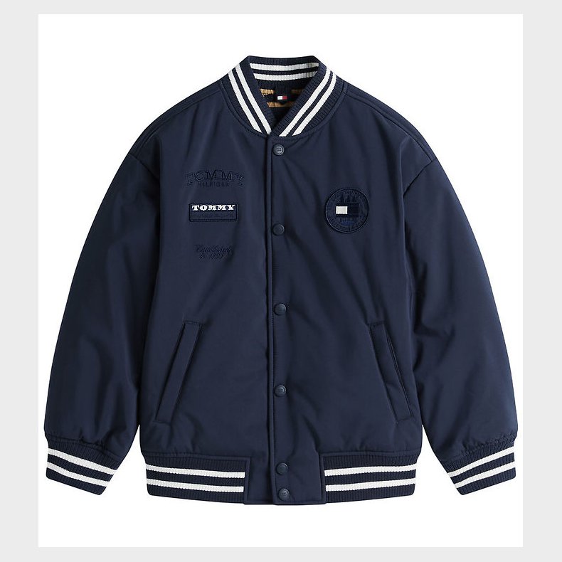 Tommy Hilfiger Bomberjakke - Dark Night Navy Blue