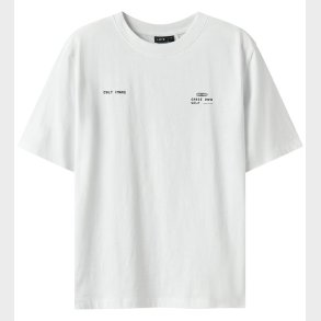 LMTD T-shirt - NlnBature - Bright White/ Dark Sapphire