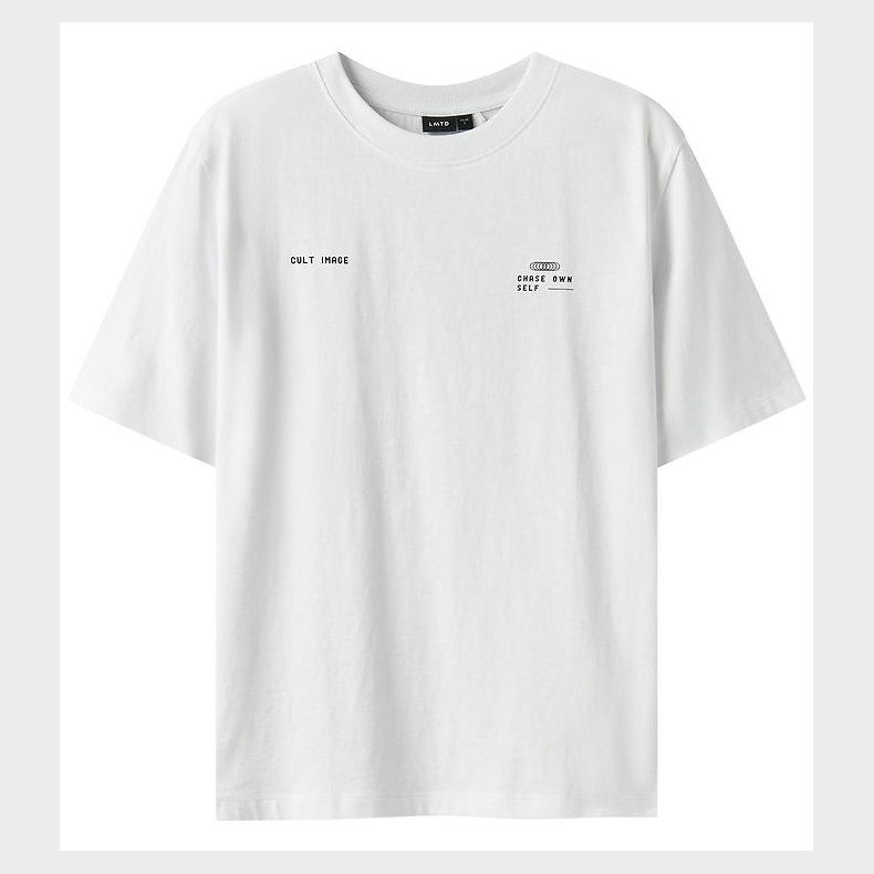 LMTD T-shirt - NlnBature - Bright White/ Dark Sapphire