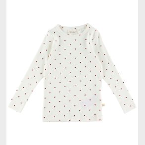 Lil' Atelier Bluse - NmfGago - Coconut Milk/ Heart