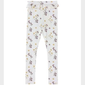 Lil' Atelier Leggings - NmfGavo - Coconut Milk/ Flower Mix
