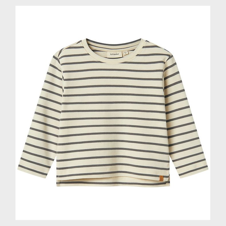 Lil' Atelier Bluse - NmmLimia - Turtledove/ Poppy Seed