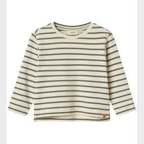 Lil' Atelier Bluse - NmmLimia - Turtledove/Poppy Seed