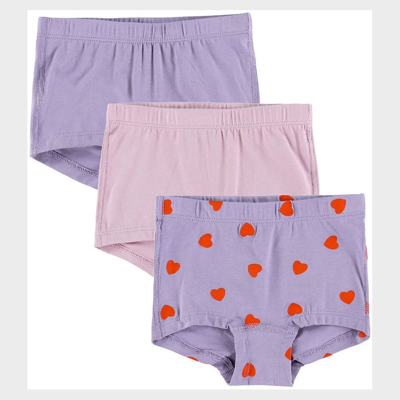 Name It Hipsters - NmfTights - Noos - Lavender Hearts