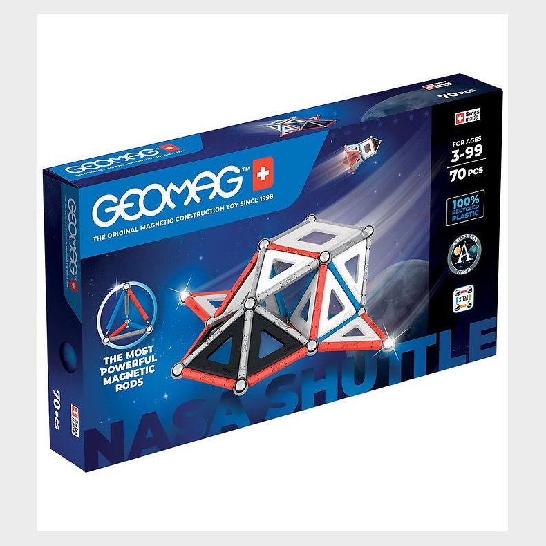 Geomag Magnetst - Classic Panels Nasa - 70 Dele