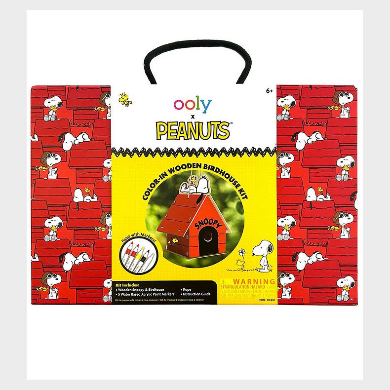 Ooly Fuglehus - Peanuts - 5 Tuscher