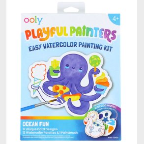 Ooly Vandfarve S�t - Ocean Pals - Playful Painters