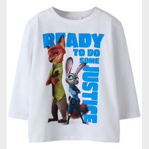 Name it Bluse - NmmNomal - Bright White