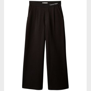 Calvin Klein Bukser - Wide Leg - Sort