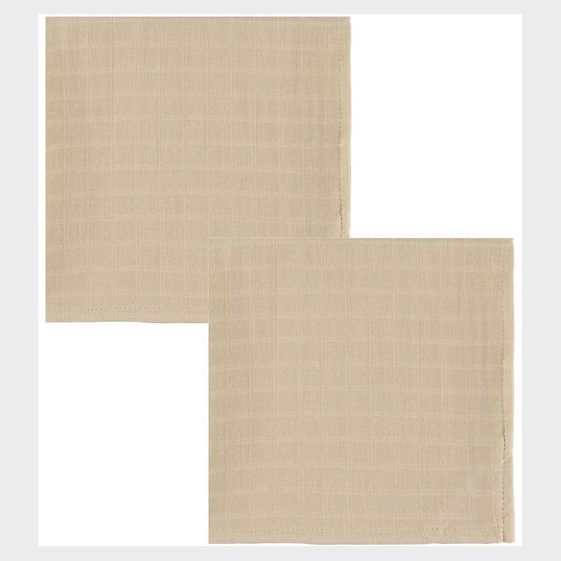 Cam Cam Stofbleer - Musselin - 70x70 cm - 2-pak - Latte
