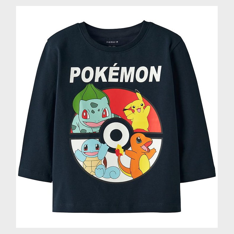 Name It Bluse - Noos - NmmJuice - Pokemon - Navy Blazer
