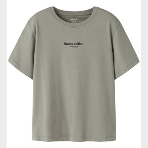 Name It T-shirt - Noos - NkmBrody - Shadow/W. Black Print