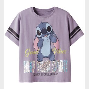 Name It T-shirt - NkfDymi - Stitch - Lavender Gray