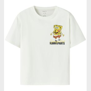 Name It T-shirt - NkmDex - SpongeBob - Cloud Dancer