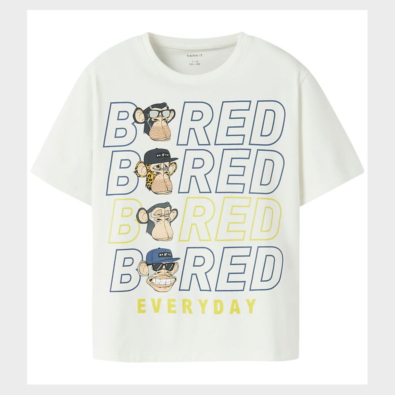 Name It T-shirt - NkmDrey - BOD - Cloud Dancer