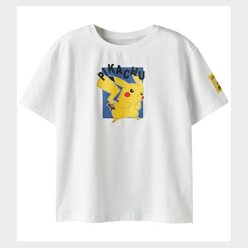 Name It T-shirt - NkmJeb Noos - Pokemon - Bright White