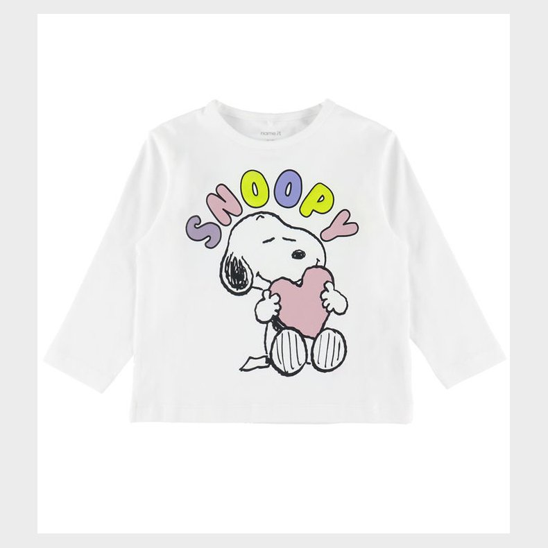 Name It Bluse - NmfDrema - Snoopy - Cloud Dancer