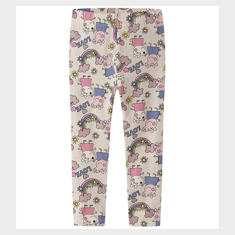 Name It Leggings - NmfDarsy - Gurli Gris - Peyote Melange