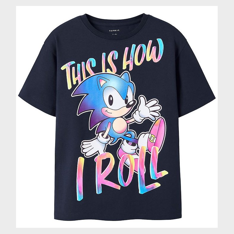 Name It T-shirt - NkmDarius - Sonic - Navy Blazer