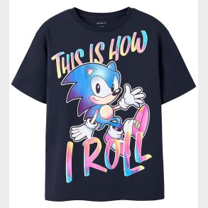 Name It T-shirt - NkmDarius - Sonic - Navy Blazer