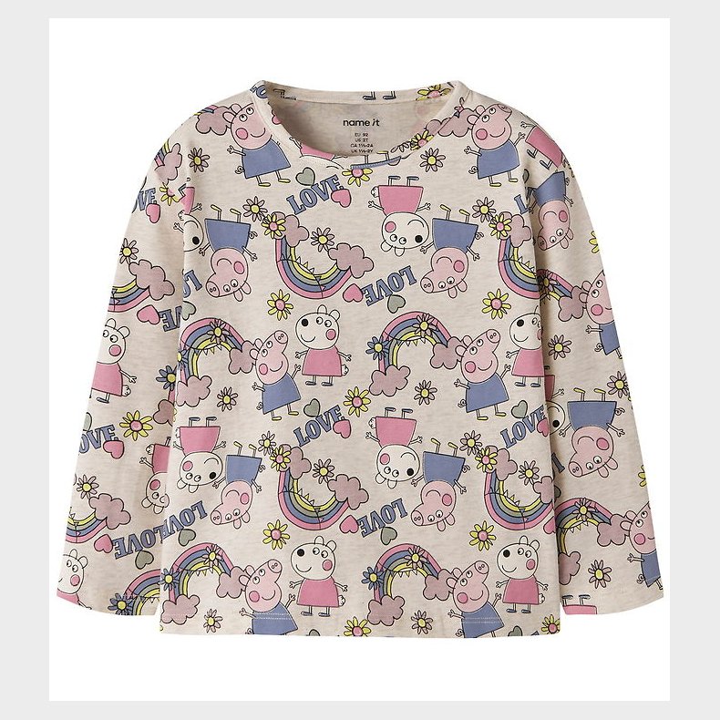 Name It Bluse - NmfDarsy - Gurli Gris - Peyote Melange