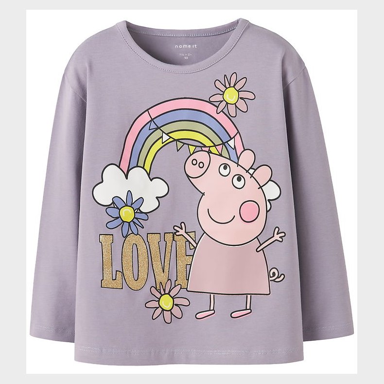 Name It Bluse - NmfDada - Gurli Gris - Lavender Gray