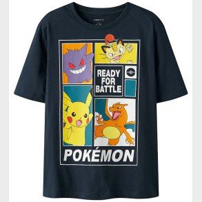 Name It T-shirt - Noos - NkmDams - Pokemon - Navy Blazer