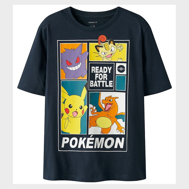 Name It T-shirt - Noos - NkmDams - Pokemon - Navy Blazer