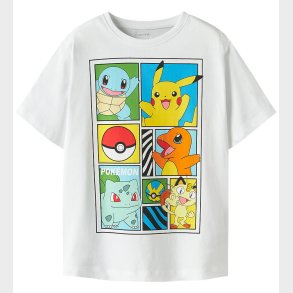 Name It T-shirt - Noos - NkmDams - Pokemon - Bright White