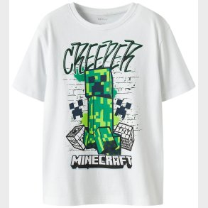 Name It T-shirt - Noos - NkmDi - Minecraft - Bright White
