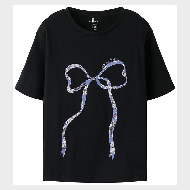 Name It T-shirt - NkfTabea - Sort m. Print