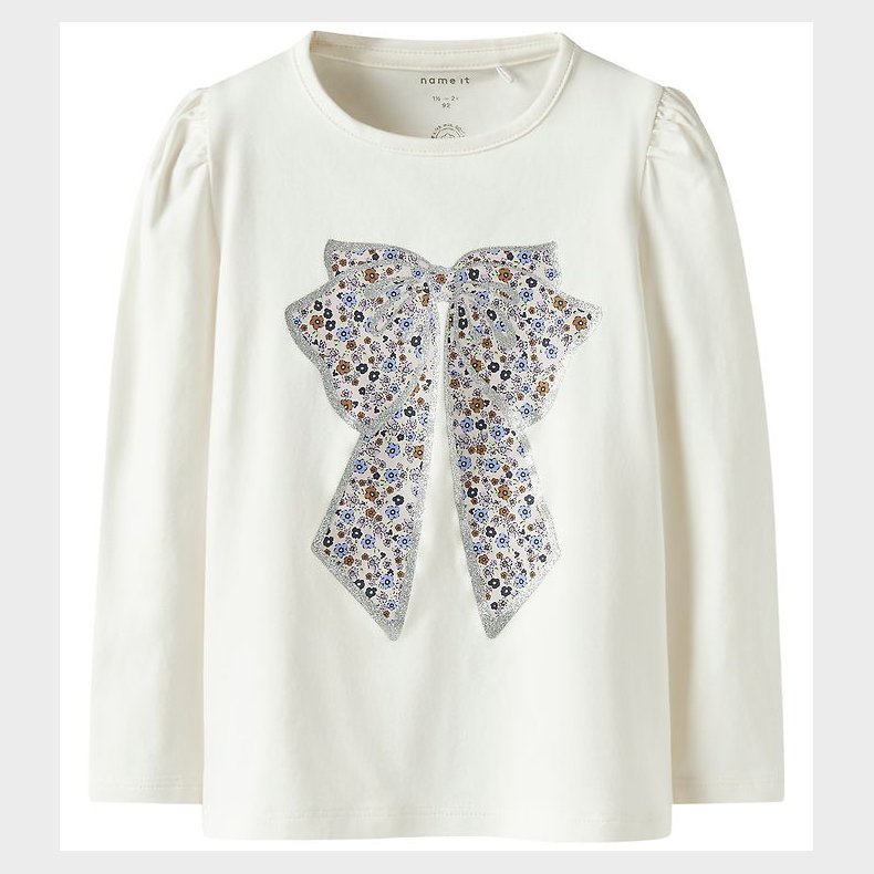 Name It Bluse - NmfTally - Cloud Dancer m. Print