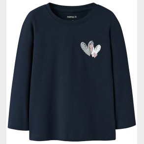 Name It Bluse - NmfTeartas - Navy Blazer m. Print