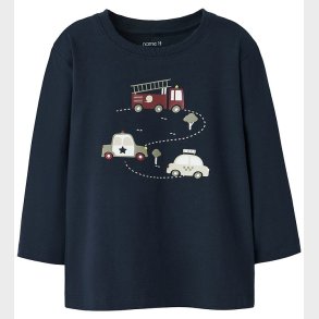 Name It Bluse - NmmThomas - Navy Blazer m. Print