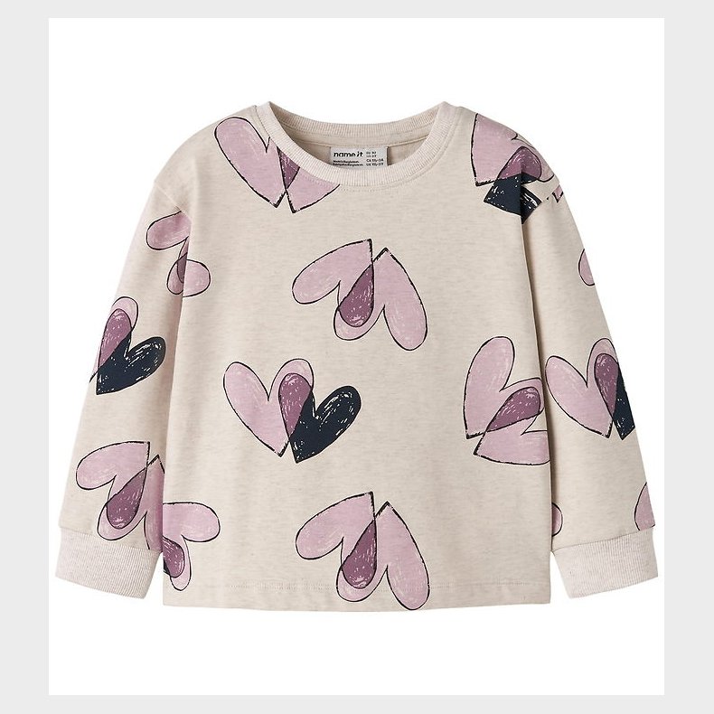 Name It Bluse - NmfTeart - Peyote Melange m. Print