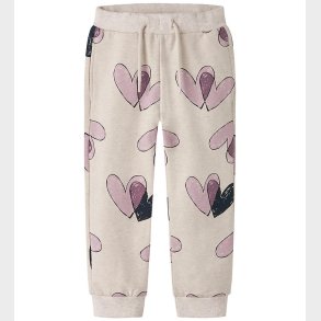 Name It Sweatpants - NmfTeart - Peyote Melange m. Print